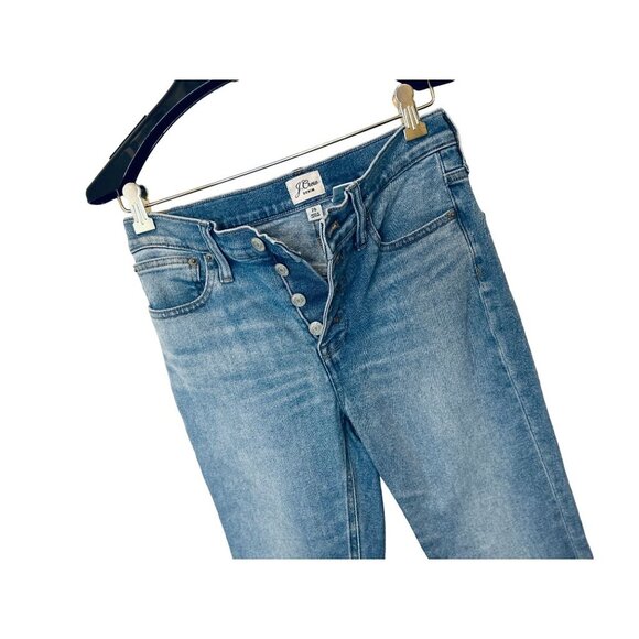 J.CREW 10" billie demi boot crop jeans blue size 26 - Picture 2 of 12